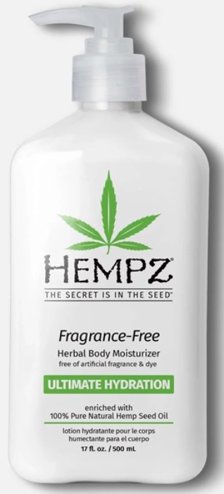 FRAGRANCE FREE MOISTURIZER - Btl - Hempz Skin Care By Supre