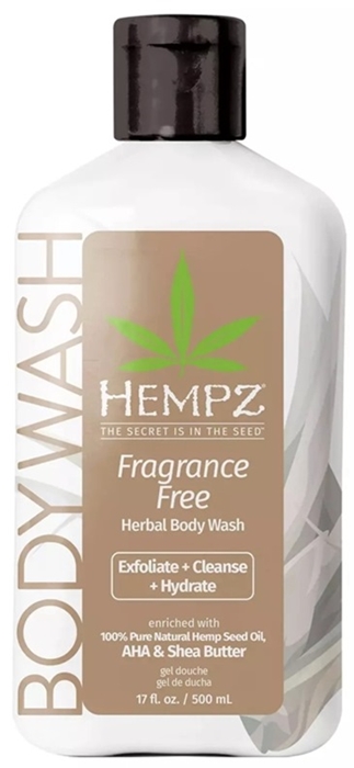Fragrance Free Body Wash NEW - Btl - Hempz Skin Care By Supre