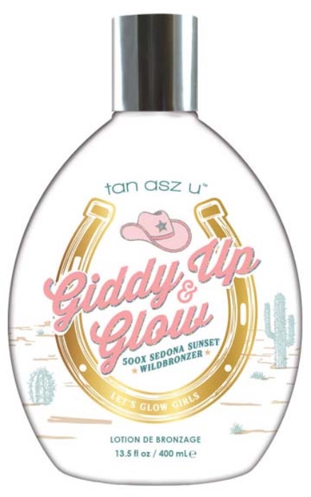 Giddy Up and Glow Bronzer Tanning Lotion - 13.5 Oz Bottle - Tan Inc