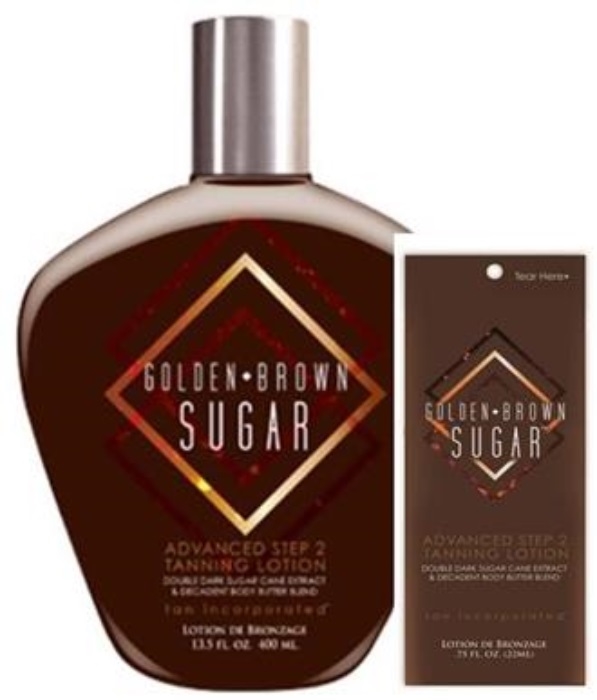 Golden Brown Sugar - Buy 1 Btl Get 1 Pkt FREE - Tanning Lotion By Tan Inc