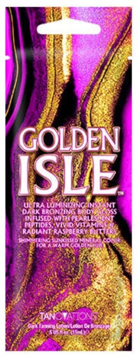 GOLDEN ISLE BRONZER - Pkt - Tanning Lotion By Ed Hardy