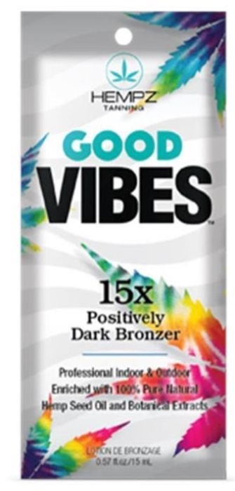 GOOD VIBES - Pkt - Tanning Lotion By Hempz