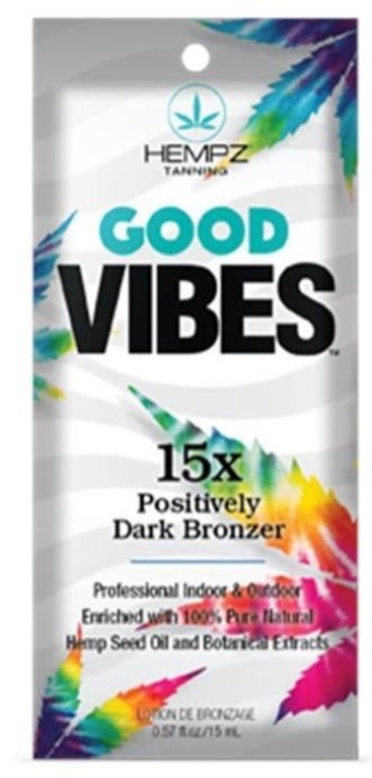 GOOD VIBES - Pkt - Tanning Lotion By Hempz - Click Image to Close