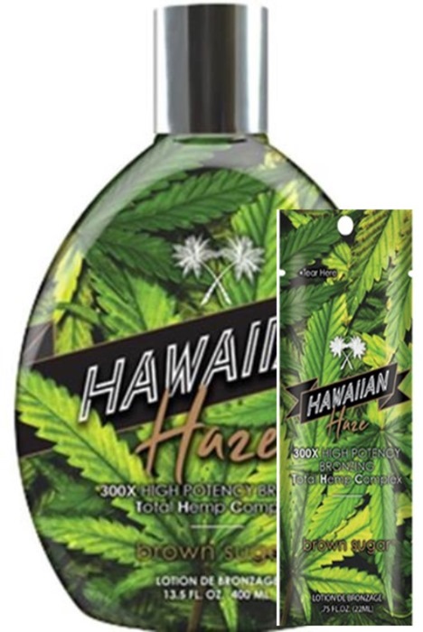 HAWAIIAN HAZE BRONZER - Buy 1 Btl Get 2 Pkts FREE - Tanning Lotion By Tan Inc