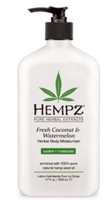 COCONUT & WATERMELON MOISTURIZER - Btl - Hempz Skin Care By Supre