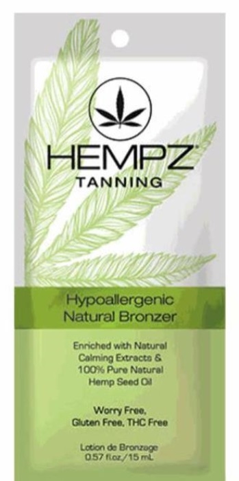 Hypoallergenic Natural Bronzer - Pkt - Tanning Lotion By Hempz - Click Image to Close