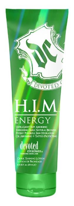 HIM ENERGY - Buy 6 Btls Get 12 Pkts FREE - Tanning Lotion By Devoted Creations