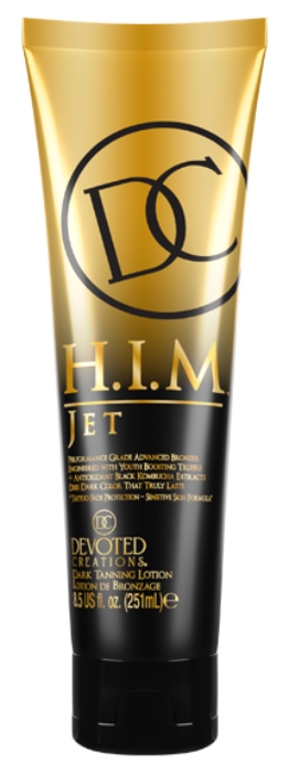 HIM JET BRONZER Tanning Lotion - Bottle - Devoted Creations