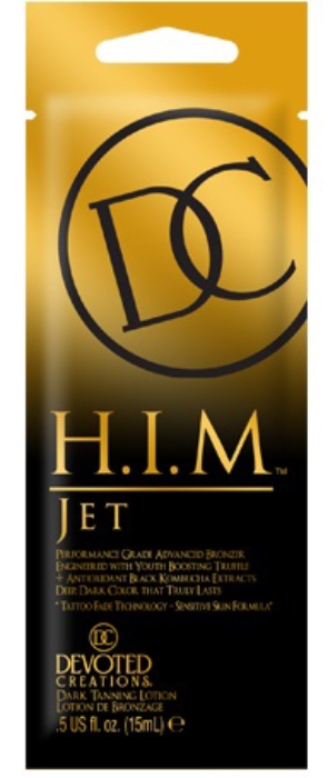 HIM JET BRONZER Tanning Lotion - Packet - Devoted Creations