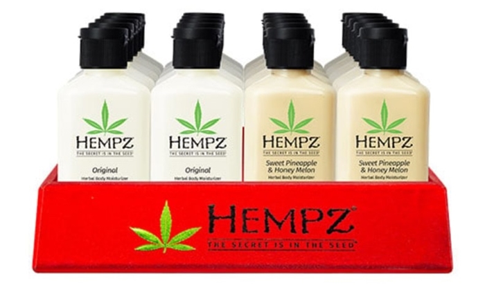 HAPPY HOLIDAZE MINI DISPLAY - 24 Count - Hempz Skin Care By Supre