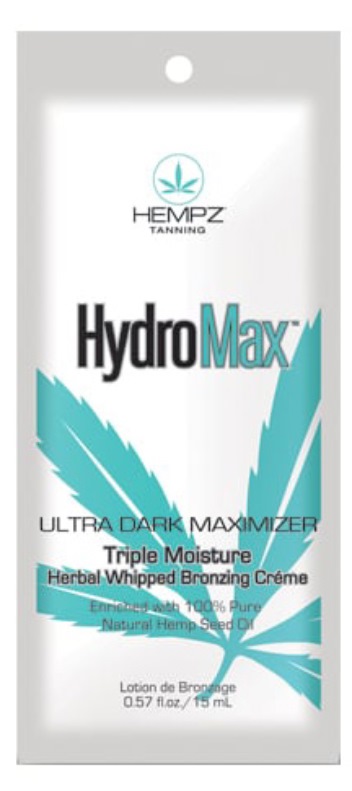 HydroMax Ultra Dark Maximizer - Packet - Tanning Lotion By Hempz