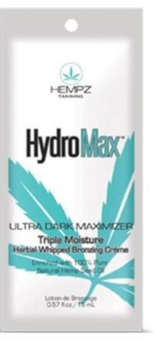 HydroMax Ultra Dark Maximizer - Packet - Tanning Lotion By Hempz