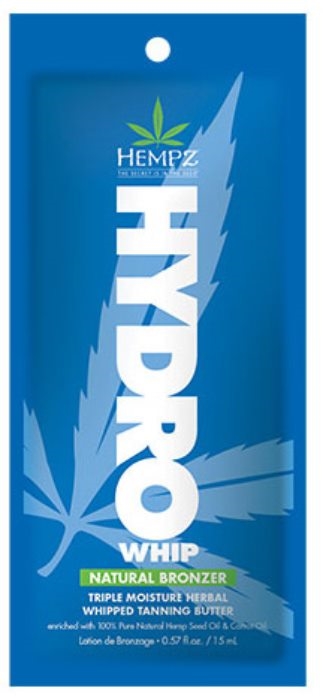 HydroWhip Natural Bronzer - Pkt - Tanning Lotion By Hempz