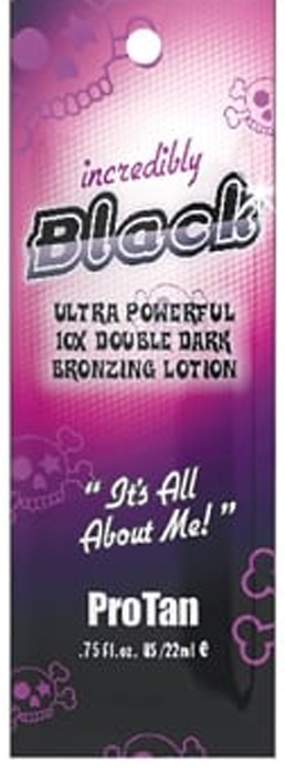 INCREDIBLY BLACK - Pkt - Tanning Lotion By ProTan - Click Image to Close