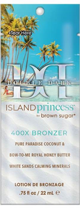 DOUBLE DARK ISLAND PRINCESS BRONZER - Pkt - Tanning Lotion By Tan Inc