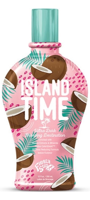 ISLAND TIME DARK BRONZER - Buy 2 Btls Get 1 FREE - Tanning Lotion By Fiesta Sun