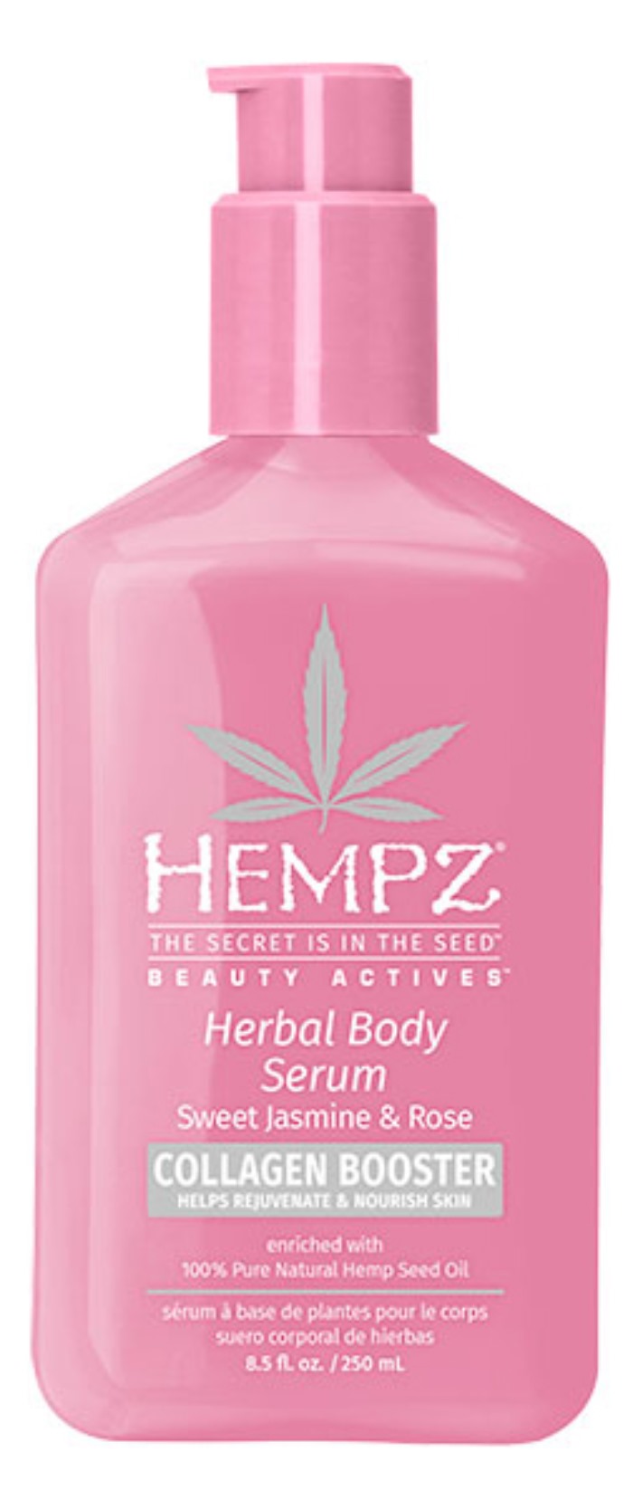 Sweet Jasmine & Rose Body Serum w/Collagen Booster - Btl - Hempz Skin and Body Care
