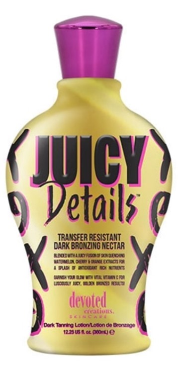 JUICY DETAILS BRONZER Tanning Lotion By Devoted Creations - Bottle