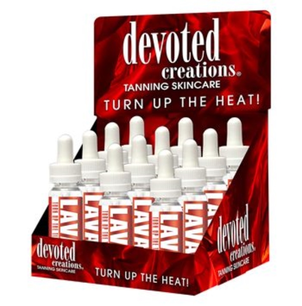 LAVA DROPS TINGLE ADDITITIVE - Displa 12 Count - Tanning Lotion By Devoted Creations