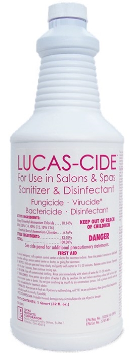 LUCASOL LUCAS-CIDE DISINFECTANT CLEANER - 32oz - Bottle