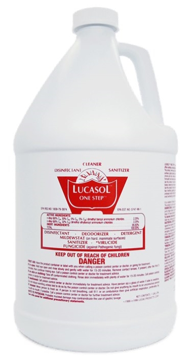 LUCASOL DISINFECTANT CONCENTRATE - GALLON - Bottle No Pump - Click Image to Close