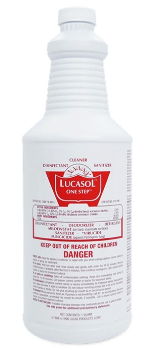 LUCASOL DISINFECTANT CONCENTRATE - 32oz - Click Image to Close