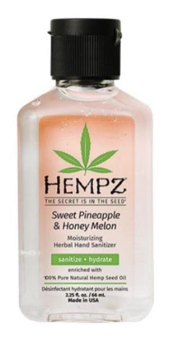 SWEET PINEAPPLE HONEY MELON HAND SANITIZER - Mini 2.25oz - Skin Care By Supre