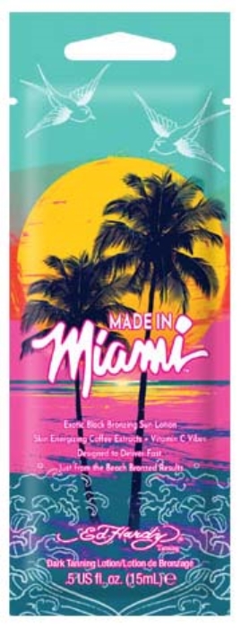 MADE IN MIAMI BRONZER Tanning Lotion - Packet - Ed Hardy