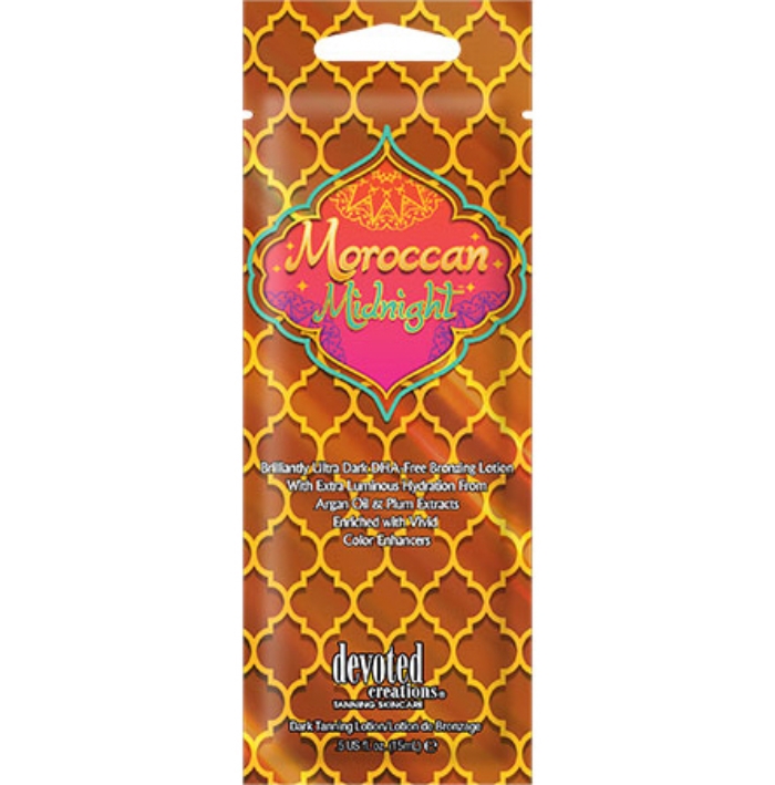 MOROCCAN MIDNIGHT NATURAL BRONZER - Devoted Creations Tanning Lotion - Packet