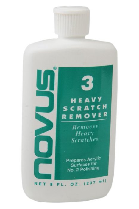 NOVUS #3 ACRYLIC HEAVY SCRATCH REMOVER - 8oz - Bottle
