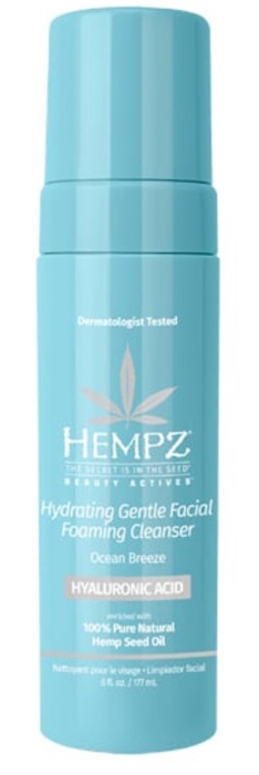 OCEAN BREEZE HYDRATING FOAMING FACIAL CLEANSER - Btl - Hempz Skin Care By Supre