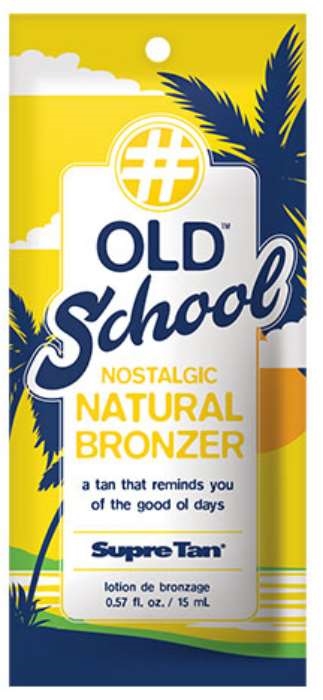 Old School Natural Bronzer - Pkt - Tanning Lotion By Supre