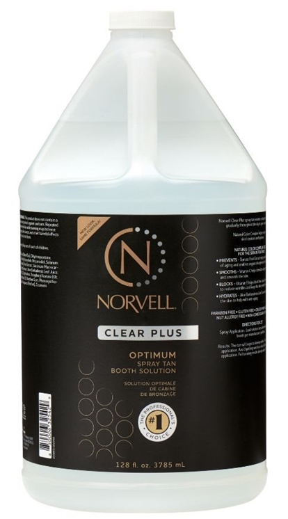 BOOTH SPRAY TAN SOLUTION OPTIMUM CLEAR PLUS - Gallon - By Norvell