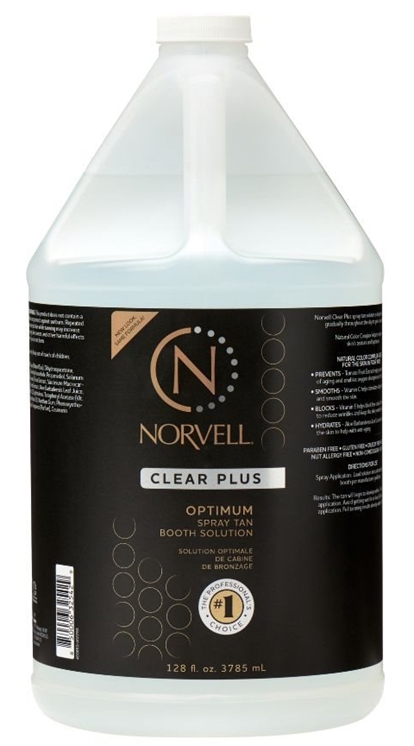 CLEAR PLUS - NORVELL OPTIMUM - BOOTH SPRAY TAN SOLUTION - Gallon - By Norvell