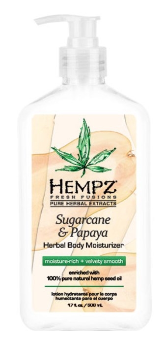 SUGARCANE PAPAYA MOISTURIZER - Btl - Hempz Skin Care By Supre