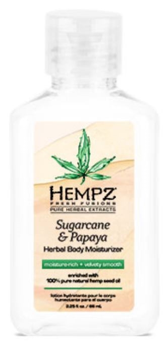 SUGARCANE PAPAYA MOISTURIZER - Mini - Hempz Skin Care By Supre