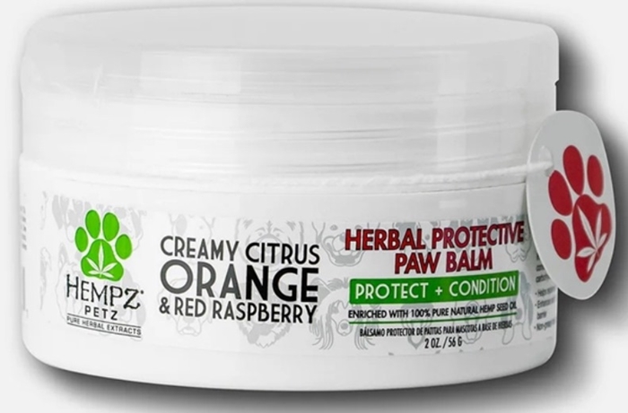 PETZ - Citrus Orange & Red Raspberry Protective Paw Balm - Jar 2oz - Hempz Pet Care By Supre