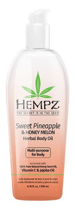 PINEAPPLIE AND HONEY MELON BODY OIL - Btl - Hempz Skin Care By Supre