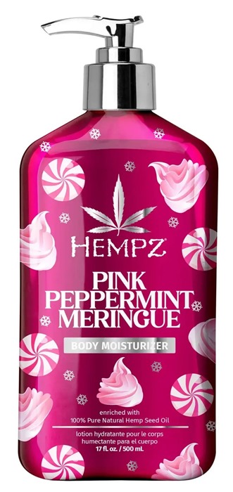 PINK PEPPERMINT Moisturizer Hempz Skin and Body Care - Bottle
