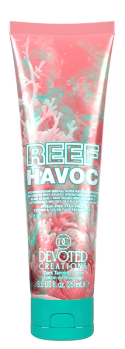 Reef Havoc Bronzer Tanning Lotion - Bottle - Devoted Creations