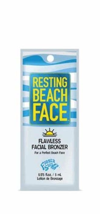 Resting Beach Face Facial Bronzer - Pkt - Tanning Lotion By Fiesta Sun