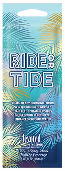 RIDE OR TIDE - Pkt - Tanning Lotion By Devoted Creations