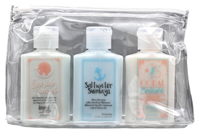 TROPICAL TREATS MINI 3 Pack Bagged Moisturizer - PrePack - Skin Care By Devoted Creations