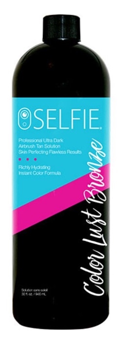 SELFIE COLOR LUST BRONZE SUNLESS SOLUTION - 32oz - Self Tanner By Selfie