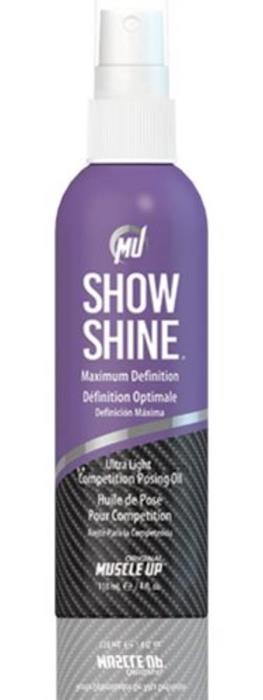 Show Shine Competition Ultra Light Dry Posing Oil - Btl - By ProTan Muscle Up
