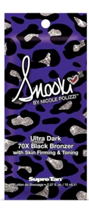 SNOOKI 70X BLACK BRONZER - Pkt - Tanning Lotion By Supre - Click Image to Close