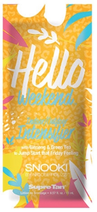 SNOOKI HELLO WEEKEND INTENSIFIER - Pkt - Tanning Lotion By Supre