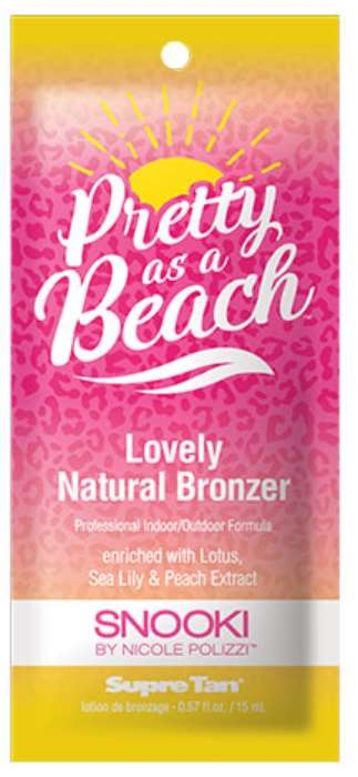 SNOOKI PRETTY AS A BEACH - Pkt - Tanning Lotion By Supre