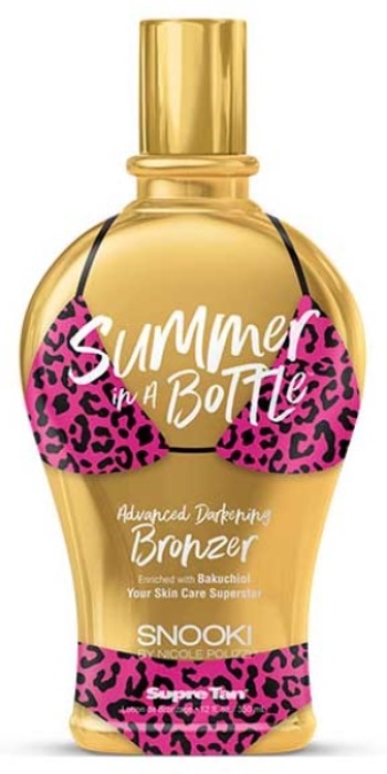 Snooki Summer In A Bottle DHA Bronzer - Buy 1 Btl Get 2 Pkts FREE - Tanning Lotion By Supre