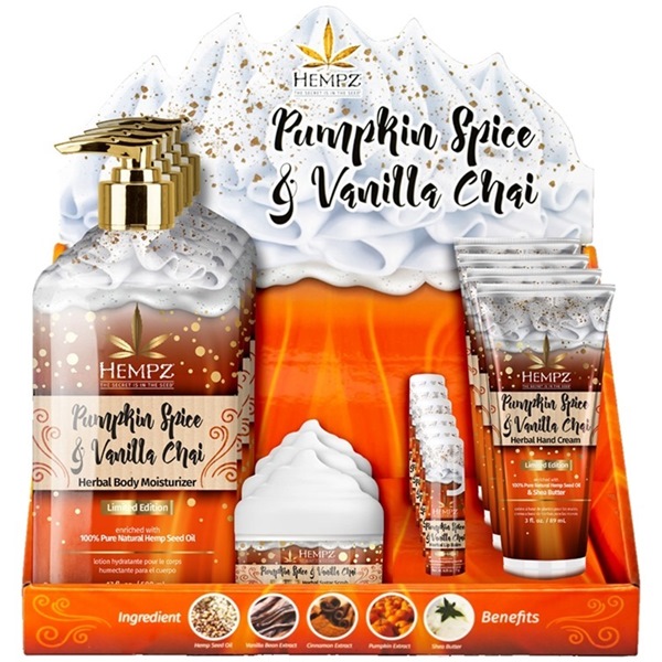 SPICE TO MEET YOU DISPLAY - PrePack - Hempz Skin Care By Supre